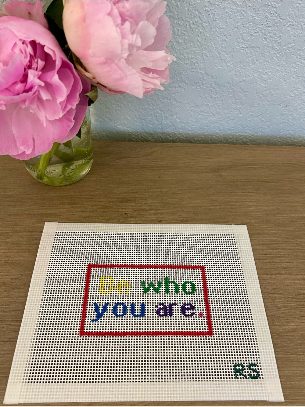 Be Who You Are Needlepoint Canvas